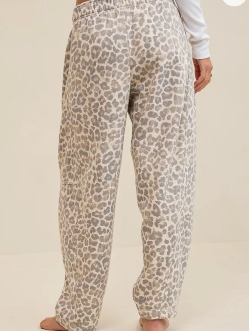 Womens American Eagle Leopard Print Cozy Lounge Pants
